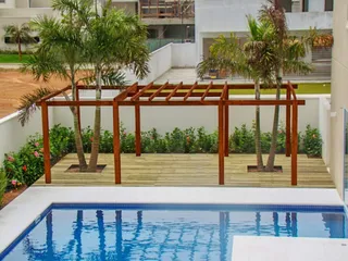 Pergolado de madeira — projeto PER-41
