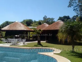 Quiosque com cobertura de palha Santa Fé — projeto SF-65