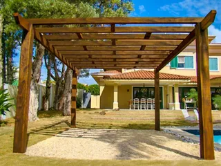 Pergolado de madeira — projeto PER-103