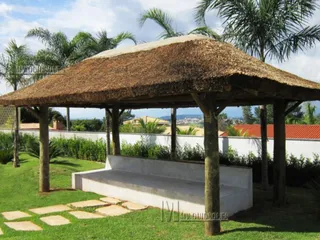 Quiosque com cobertura de palha Santa Fé — projeto SF-46