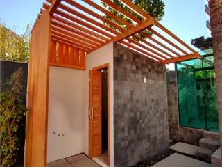 Pergolado de madeira — projeto PER-107
