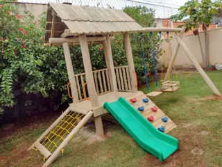 Playground de madeira — projeto PG-376