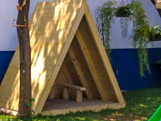 Playground de madeira