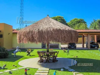 Quiosque com cobertura de piaçava — projeto P-39