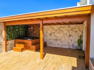 Pergolado de madeira — projeto PER-166