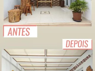 Forro de palha sintética — projeto PAL-49