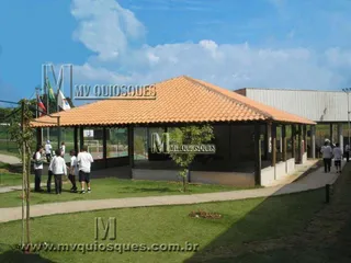 Quiosque com cobertura de telha cerâmica — projeto T-32